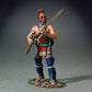W. Britain American Revolution 16104 Woodland Indian advancing Toy Soldier