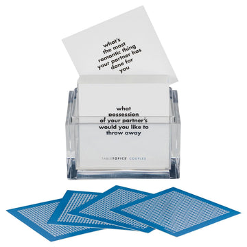 TableTopics Couples Conversation Starter Card Game for Romantic Partners - 135 Questions for Date Nights, Reconnecting, & Strengthening