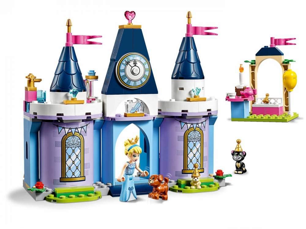 LEGO Disney Cinderella’s Castle Celebration 43178 Creative Building Kit, New 2020 (168 Pieces)