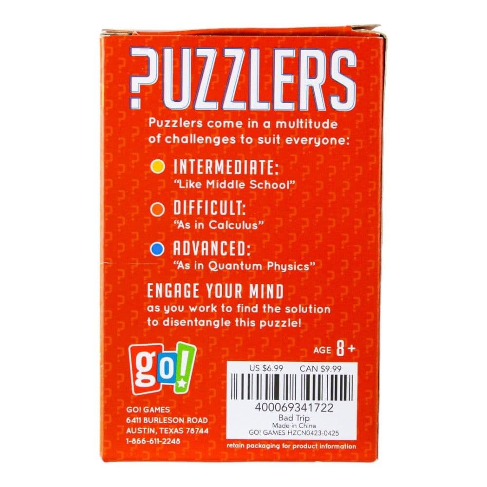 Go! Games, Puzzlers Bad Trip Puzzle Game