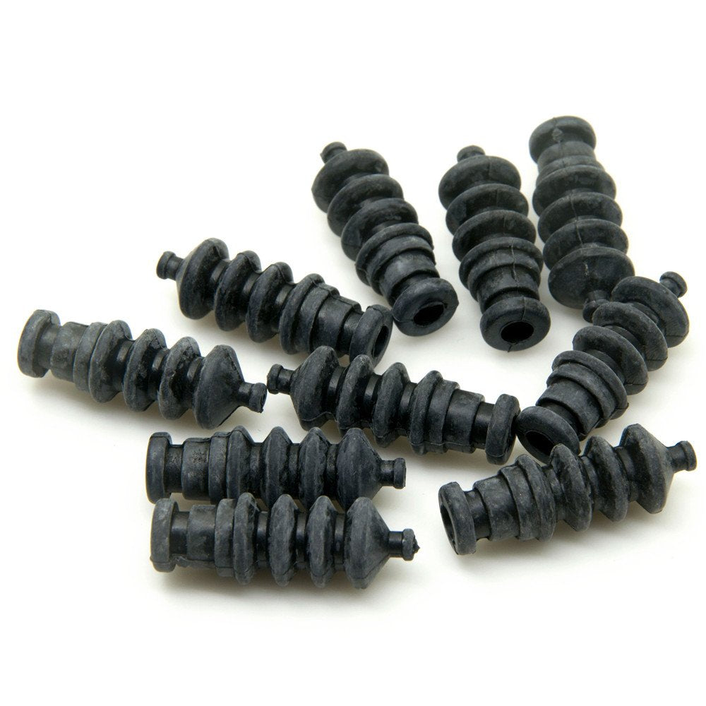 QUE-T 10Pcs Waterproof Push Rod Rubber Seal Bellow 37mm for RC Boat