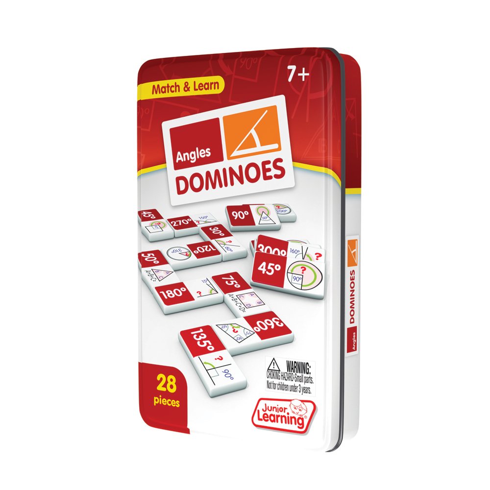 Junior Learning Angles Dominoes Educational Action Games, Multi