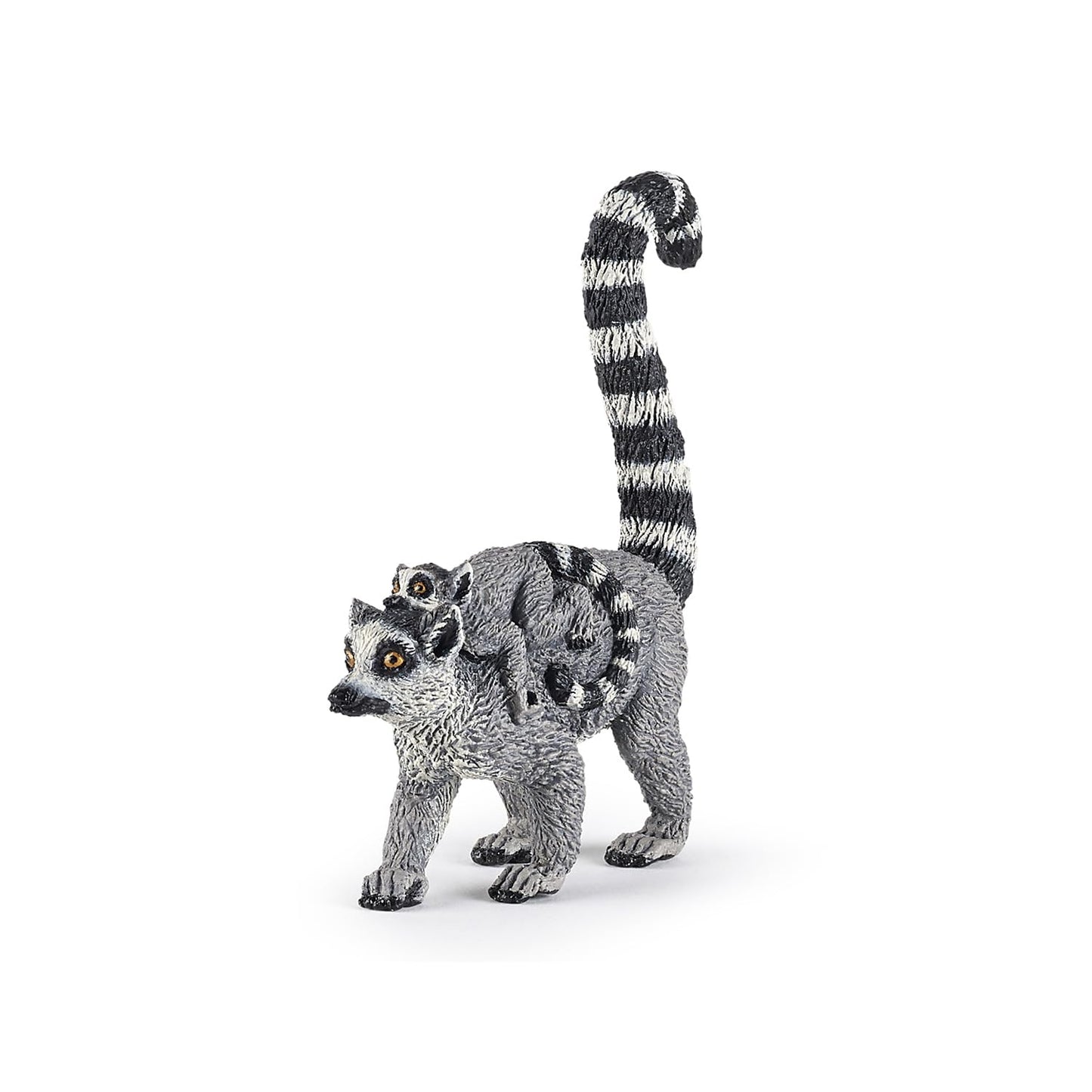 Papo - Realistic Lemur and Baby Figure - Ages 3+ - Wild Life Collection - Educational Play Primates - Gift Idea Toy for Girls and Boys
