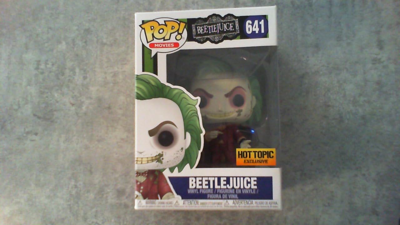 Funko Pop Movies: Beetlejuice in Tuxedo Collectible Figure, Multicolor