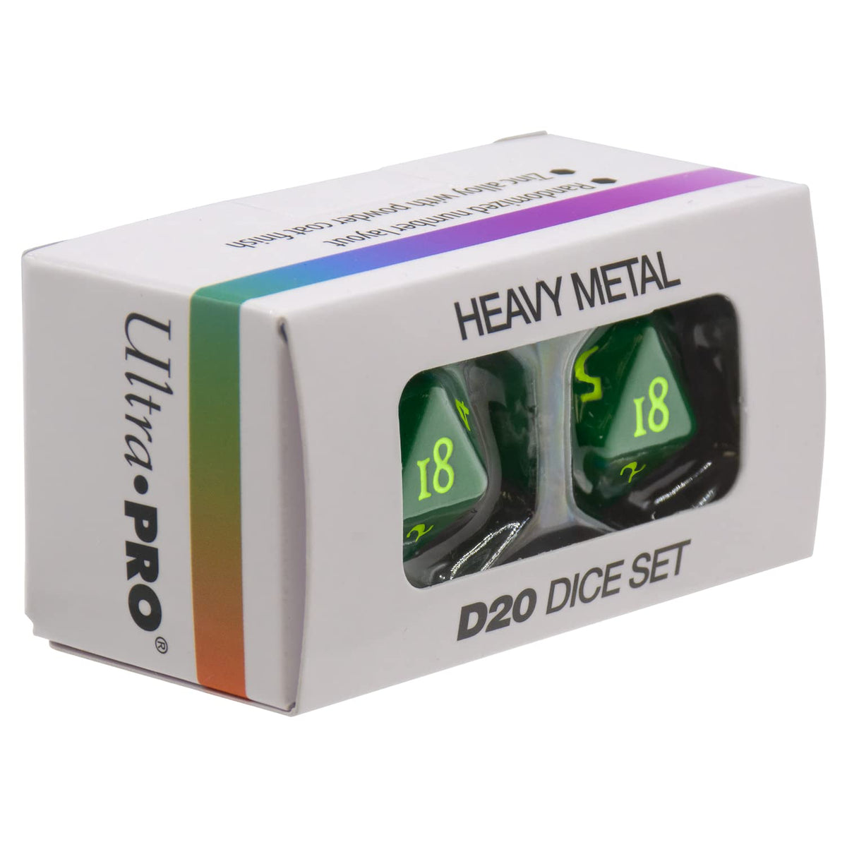 Ultra PRO - Vivid D20 Dice 2ct. Perfect for MTG Game, DND, and RPG Games