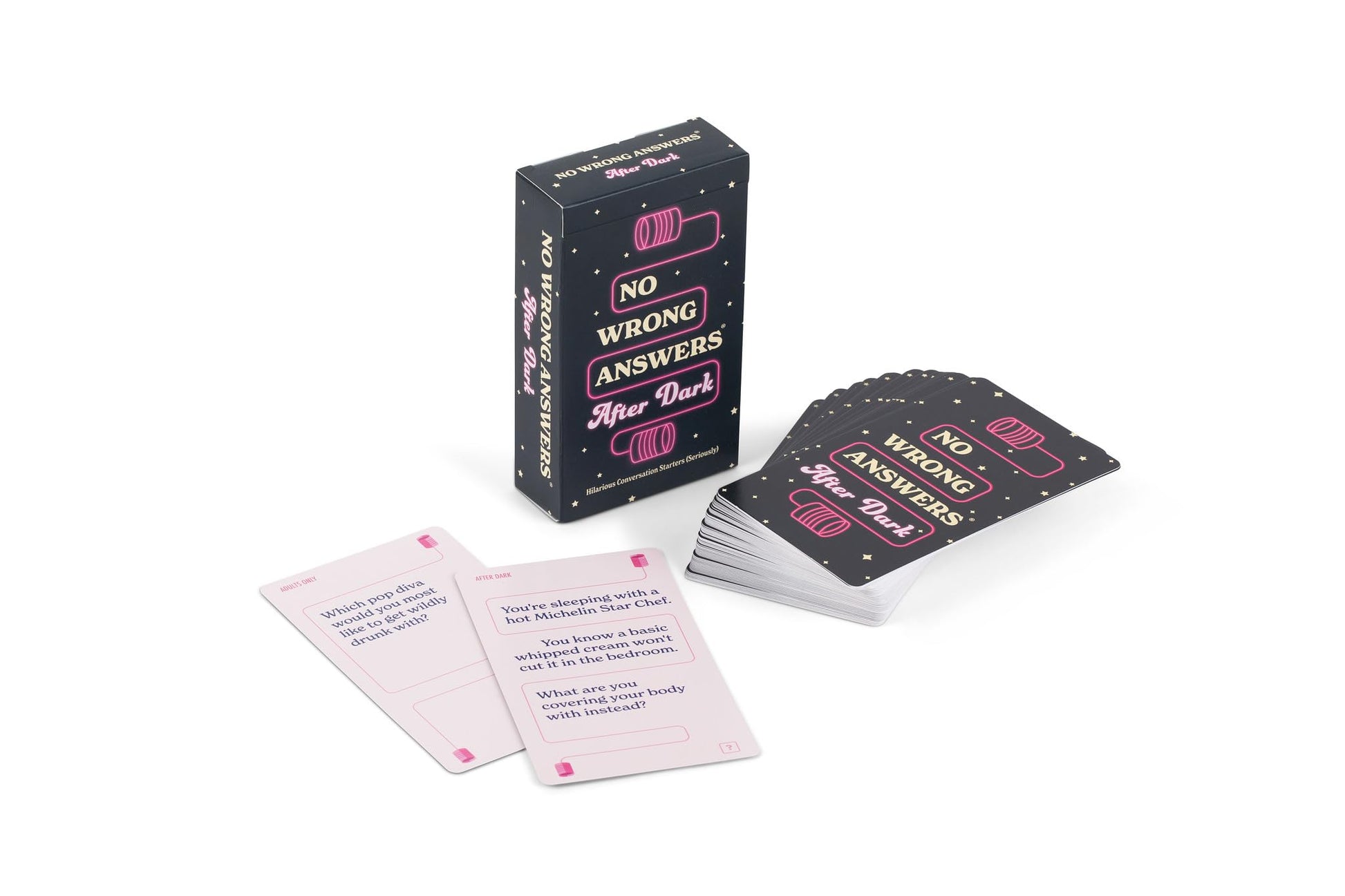 No Wrong Answers After Dark - Hilarious Card Game, Conversation Starter - Fun Activity for Friends, Game or Date Night, Travel, Couples - Great Gift