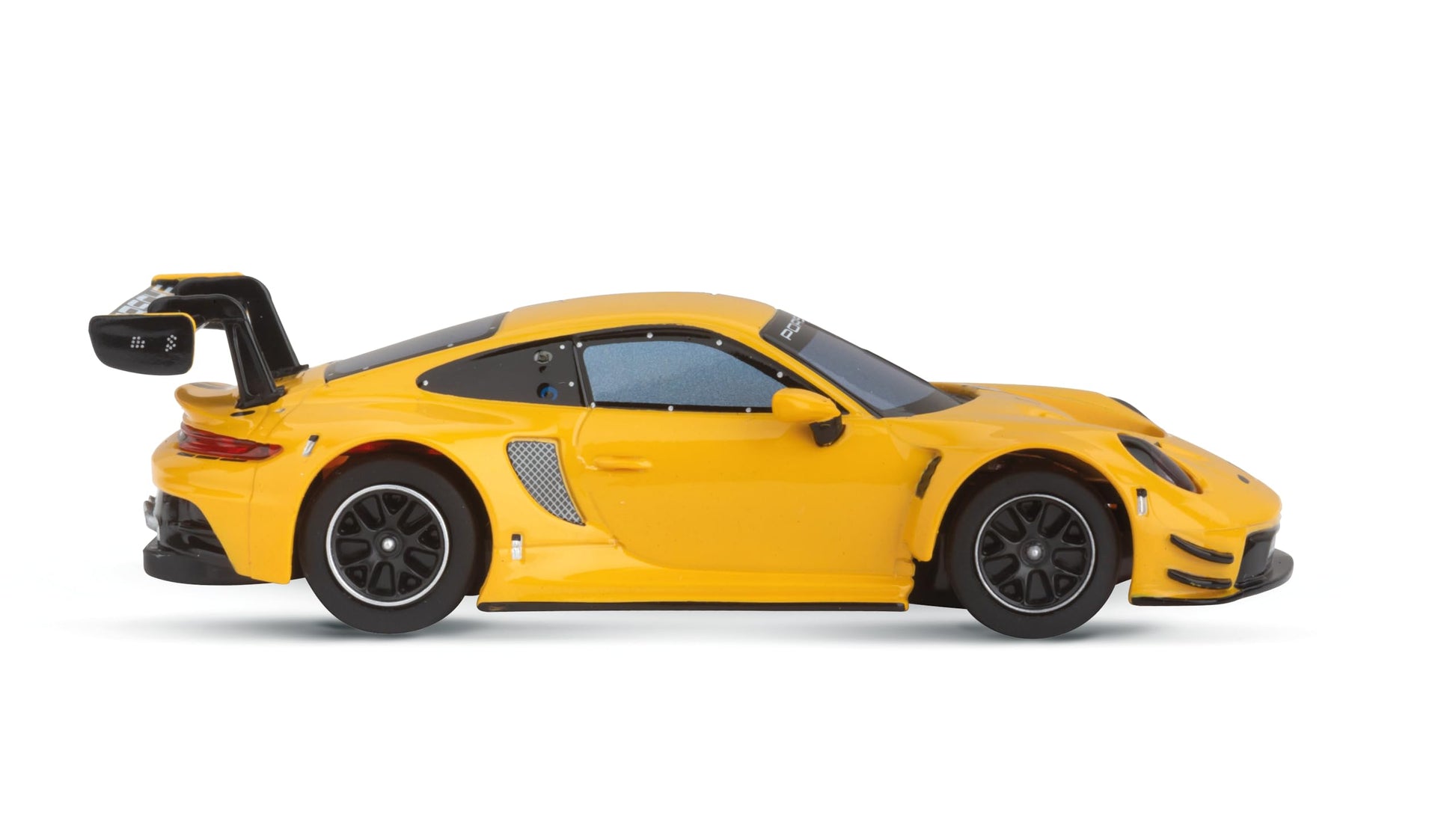 Carrera Hybrid Racing Car Porsche 911 GT3 R Speed Yellow 1:50 Scale Front and Rear Lights USB-C Rechargeable RC Additional Vehicle