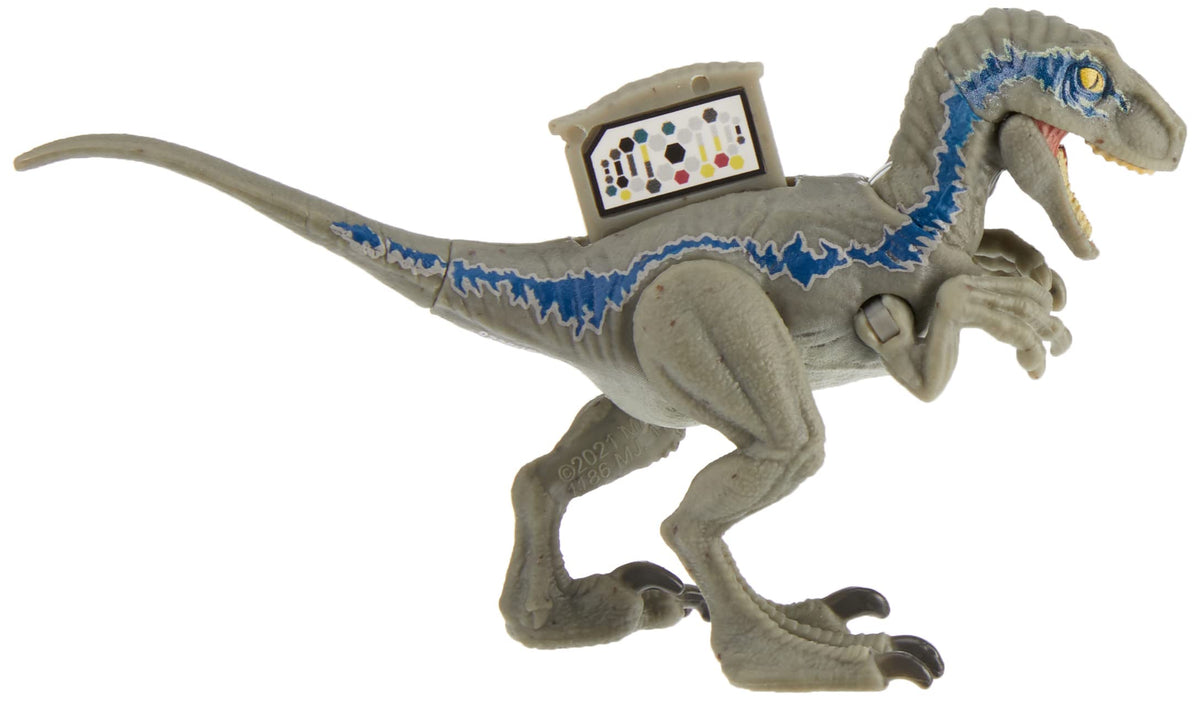 Mattel Jurassic World Dominion Human & Dino Action Figure Pack, Owen & Velociraptor Beta Figures & Accessories, Collectible Toy Dinosaur Set