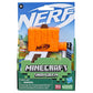 Nerf Microshot Minecraft Snow Golem Mini Blaster, Minecraft Snow Golem Mob Design, 2 Official Nerf Elite Darts with Priming Handle F6132