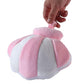 Plush Soft Stuffed Ocean Sea Animals Playset with Plush Shell Package House for Storage Includes Stuffed Turtle, Lobster, Crab, Dolphin, Stingray