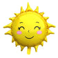 5PCS 30Inch Sun Foil Balloons Sun Mylar Balloons for Boys Girls Summer Themed Party Birthday Decorations