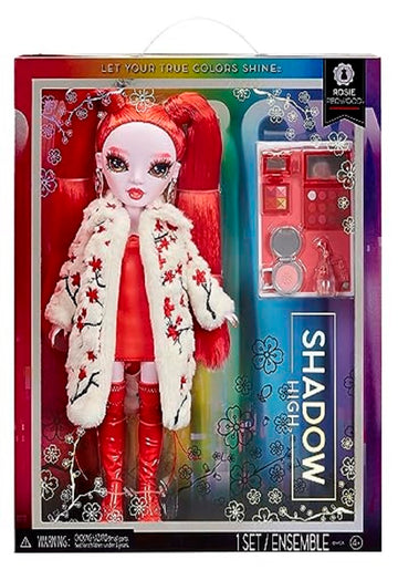 Rainbow High Shadow High Rosie - Red Fashion Doll. Fashionable Outfit, Extra Long Hair & 10+ Colorful Play Accessories. for Kids 4-12 Years Old &