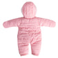 Rakki Dolli Doll Clothes Winter Romper Hooded Romper Outfit Snowsuit Warm Faux Fur Jumpsuit Fits 16" American Girl Doll (Pink Romper with Socks)