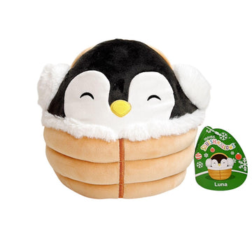 Squishmallows Original 8-Inch Official Jazwares Christmas Holiday Puffer Jacket Specialty 2024 Plush Stuffed Animal Toy - Add to Your Squad - Gift