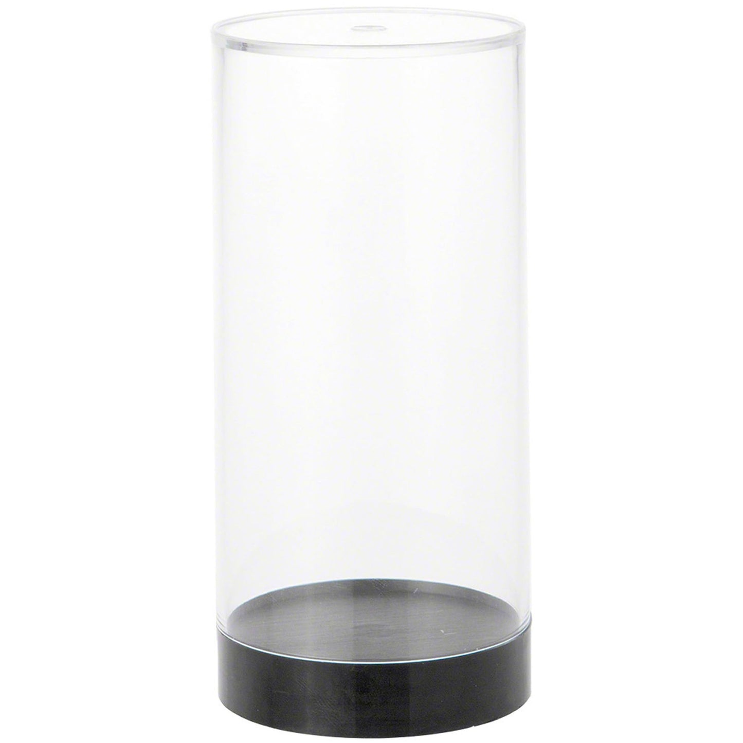 Protech CC-5 Round Storage / Display Acrylic Action Figure Display Case with Black Base, 2.25" W x 4.75" H x 2.25" D, 2-Pack