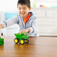 TOMY John Deere Vehicle Set - Includes Dump Truck Toy and Tractor Toy with Loader - Kids Outdoor Toys - Kids Construction and Sandbox Toys - 6 Inches