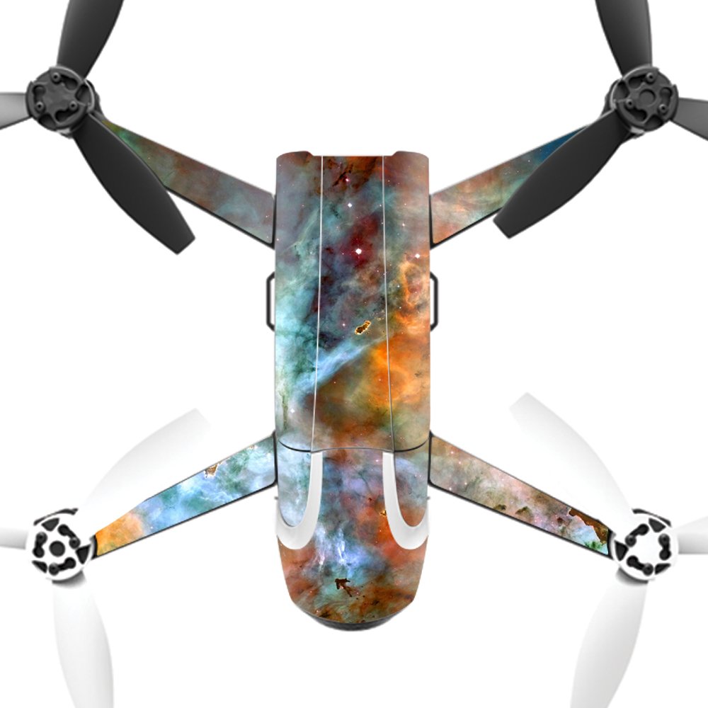 MightySkins Skin Compatible with Parrot Bebop 2 - Space Cloud | Protective, Durable, and Unique Vinyl Decal wrap Cover | Easy to Apply, Remove,