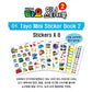 Toys 4 U 7777 The Little Bus TAYO Mini Sticker Book B Type Funny Children's Gifts Kids /Item# R6SG5EB-48Q13501