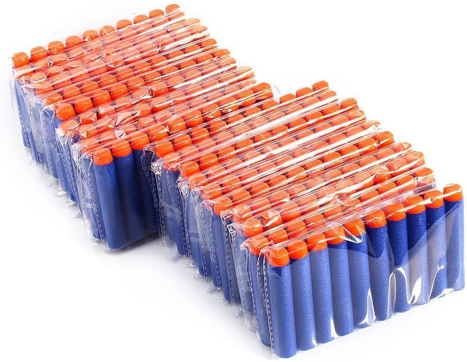 Nerf N Strike Blaster Compatible Dart Bullets, Compatible with All Elite 2.0 Series Blasters Blue (100 Blue)
