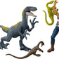 Mattel Jurassic World Camp Cretaceous Human & Dino Action Figure Pack with Sammy & Velociraptor Figures, Plus 2 Compys Smaller Dinosaurs, Collectible