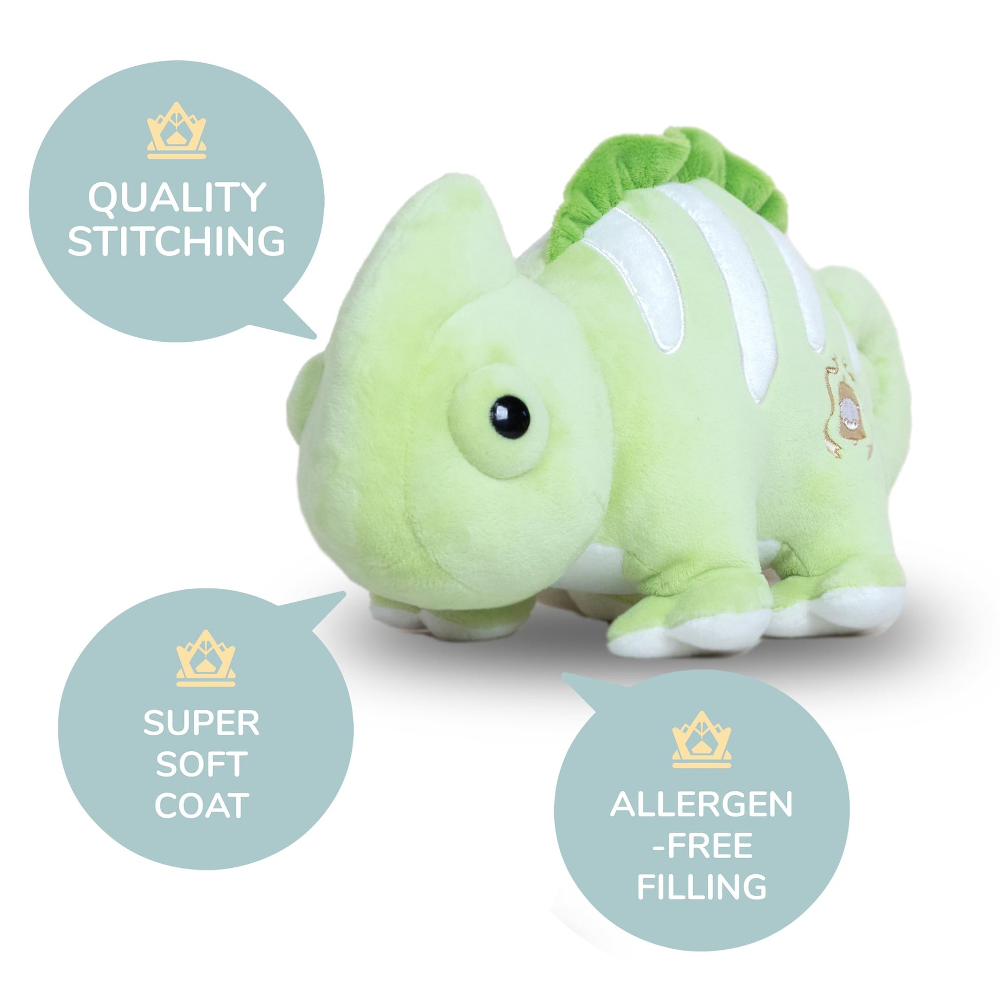Bellzi Chameleon - Cute Stuffed Animal Plush Toy - Adorable Soft Chameleon Toy Plushies and Gifts - Perfect Present for All Ages - Chamili