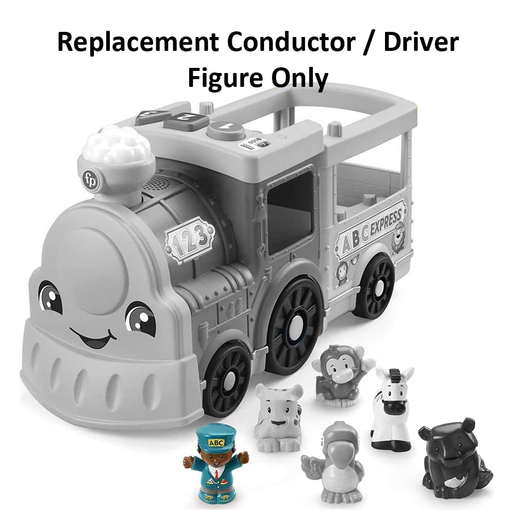 Replacement Part for Fisher-Price Little People Big ABC Animal Train Playset - HCL79 ~ Replacement Conductor/Driver Figure