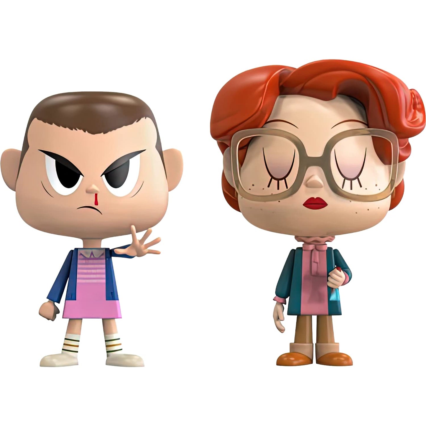 Funko Eleven & Barb: Vynl. Vinyl Figurine Bundle with 1 Compatible Protector (21965 - B)