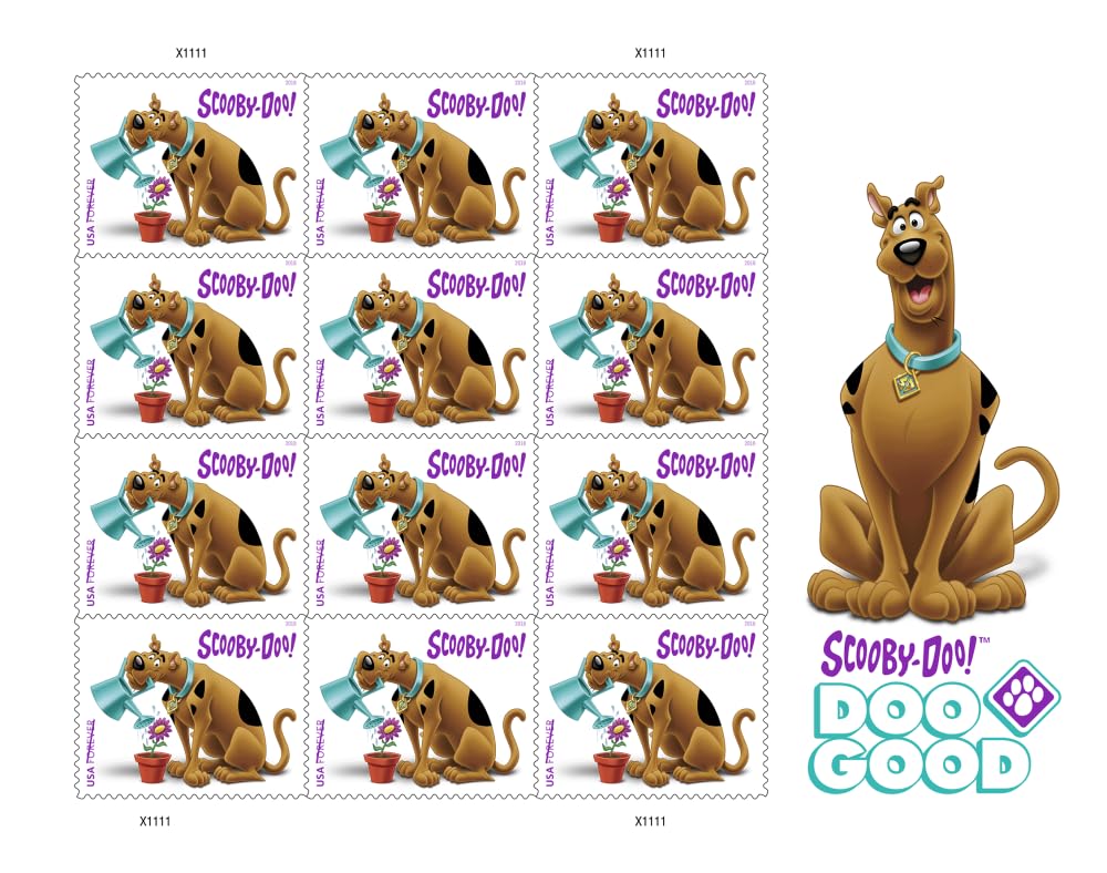 Scooby-Doo! Forever Stamp by USPS (2 Sheets)