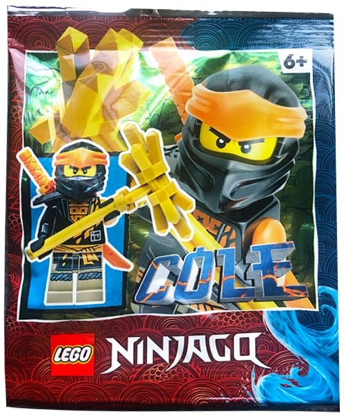 LEGO Ninjago Core: Cole Minfigure with Spike Hammer - Ages 6+