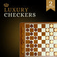 Regal Games Luxury Checkers Board Game for Adults & Kids - Classic Wooden Board Game Set with 24 Checkers Pieces - Travel and Portable Table Games