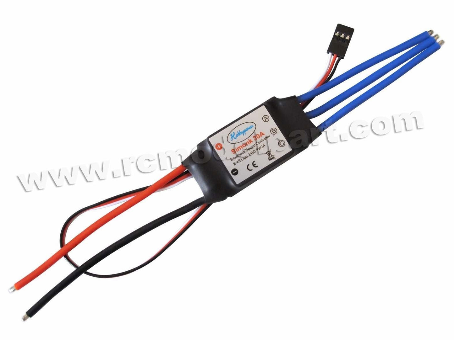 Hobbypower HP SimonK 30A ESC Brushless Speed Controller 2-4S for Hexacopter F550 FY650(Pack of 6 pcs)