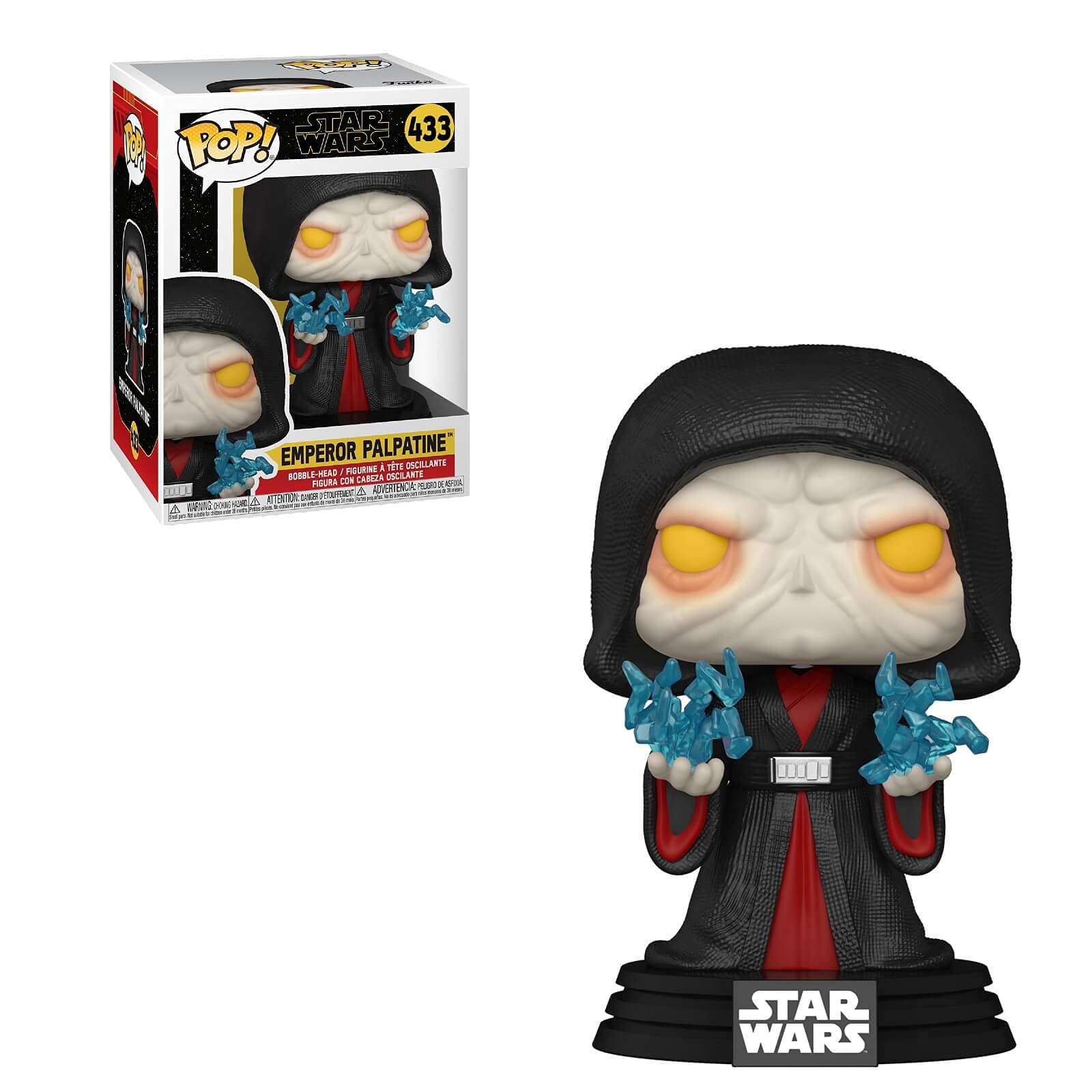 Funko Pop! Star Wars: The Rise of Skywalker - Revitalized Emperor Palpatine Vinyl Figure (Bundled with Compatible Pop Box Protector Case),