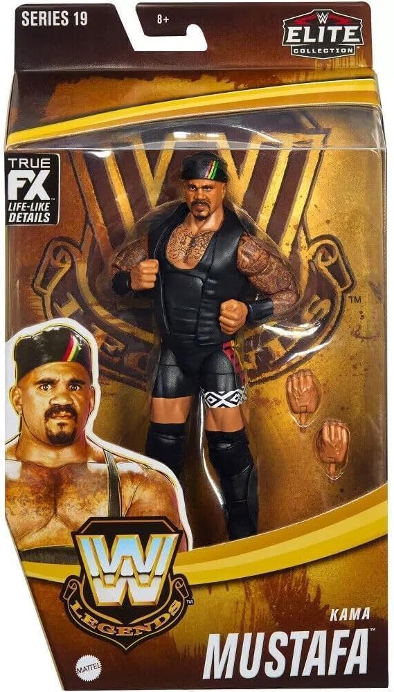 WWE Elite Collection Kama Mustafa Action Figure Legends Mattel Series 19