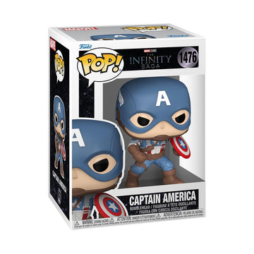 Funko Pop Marvel: Infinity Saga - Captain America - Collectable Vinyl Figure - Gift Idea - Official Merchandise - Toys for Kids & Adults - Superheroes