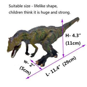 Ailejia Big Allosaurus Jurassic Dinosaurs Toys Solid Educational Dinosaurs Park Model for Children Gift Dinosaur (Allosaurus)