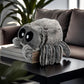 Gleec New Spider Plush Doll - Cute stuffed animal toy for Children, perfect as a for Halloween and Christmas, Brown