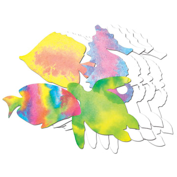 Roylco Color Diffusing Sealife Shapes