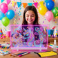 17" Led Drawing Board with 7 Colors,Light Up Cosmody Drawing Board,Glowing Acrylic Dry Erase Board with Light,Lumiboard Led Boards,Holiday Gifts