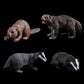 HOMNIVE Rainforest Figures for Kids, 7 pcs Plastic Realistic Animal Figurines, Small Animals Cake Topper, Learning Educational Toys for Christmas