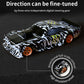 RC Drift Car, 1:43 Scale Drifting RC Cars, 2.4GHz 4WD RC Race Car, 15km/h High-Speed Remote Control Drift Car Vehicle with LED Lights Drifting Tire