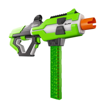 Siren Blasters Blink Motorized Rapid-Fire Ultra Long Range Foam Dart Blaster, Single Shot, Burst or Fully Auto Flywheel Launcher,190 Ft Range, 200