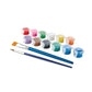 MindWare Paint Your Own Porcelain: Rocket Light with 2 Tea Lights, 12 Paints & 2 Brushes - Creative paintable Pottery Crafts & Gift Kits for Kids