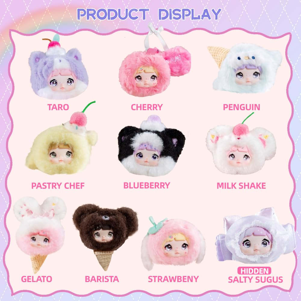 XiDonDon Blind Box Vinyl Plush Doll Gifts Mystery Box Toys (Single Box)