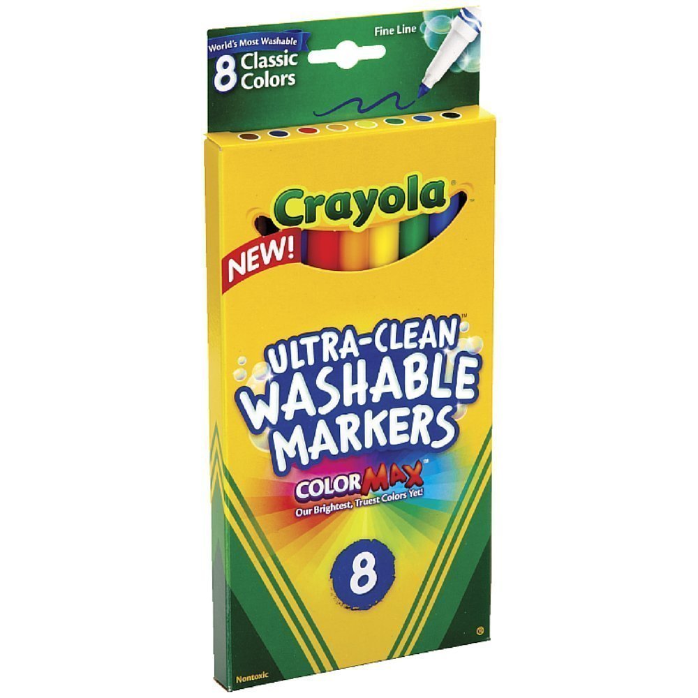 Crayola Classic Colors Washable Marker 8/pack (Pack of20)