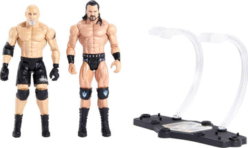 Mattel WWE Championship Showdown 2-Pack Action Figures & Accessory, Series #8 Drew McIntyre vs Goldberg Collectible Set, 6-inch