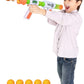 Kiddie Play Atomic Power Popper Gun Ball Shooter with Foam Balls for Kids