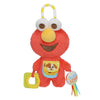 Kids Preferred Sesame Street Elmo Activity Toy with Teething Rings, Crinkle Sounds, and On The Go Clip for Babies and Infants