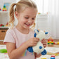 Sibupue Cow Stuffed Animals Soft Plush Cute Cow Doll for Boys Girls 8in (zuo NIU Shen lanse)
