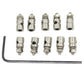 Hobbypark 25-Pack Adjustable D2.1mm Pushrod Connector Linkage Stoppers RC Model Airplane Replacement