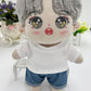 niannyyhouse 10cm 15cm 20cm Plush Doll Clothes Solid Pants Flip Over Jeans Soft Stuffed Plush Toy Dress Up Accessories (b1, 10cm)